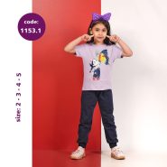 تیشرت شلوار دخترانه کد 1153.1