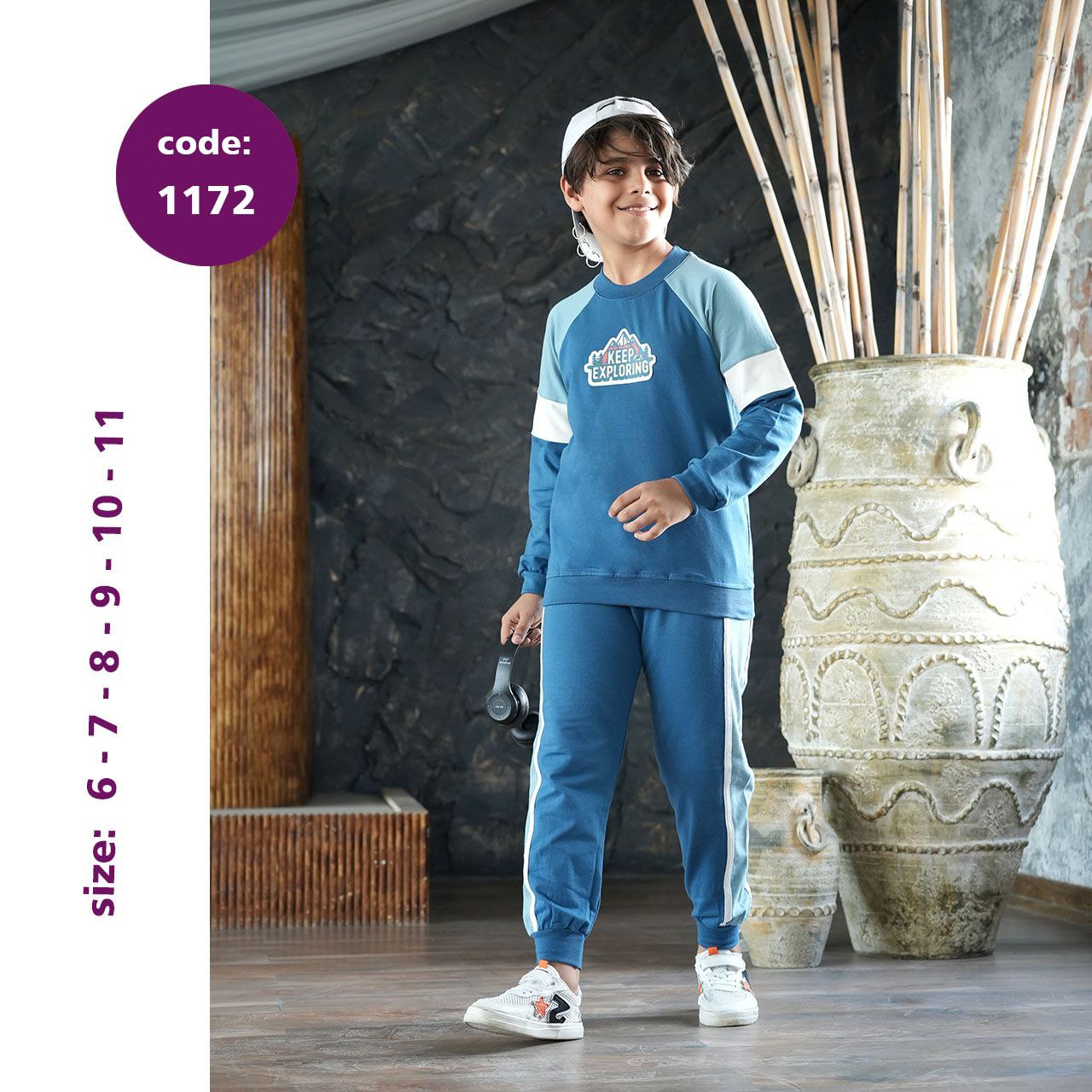 بلوز شلوار پسرانه کد 1172 بلوز شلوار پسرانه کد 1172