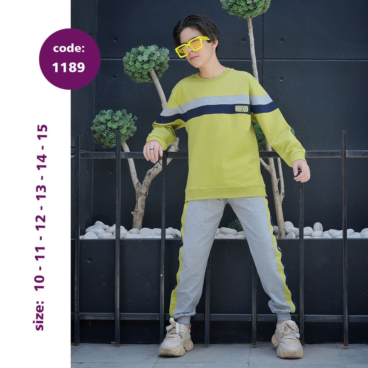 بلوز شلوار پسرانه کد 1189 بلوز شلوار پسرانه کد 1189