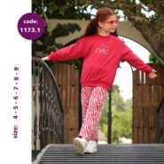 بلوز شلوار دخترانه کد 1173.1