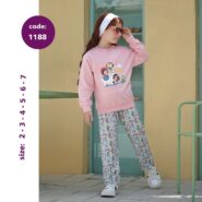 بلوز شلوار دخترانه کد 1188