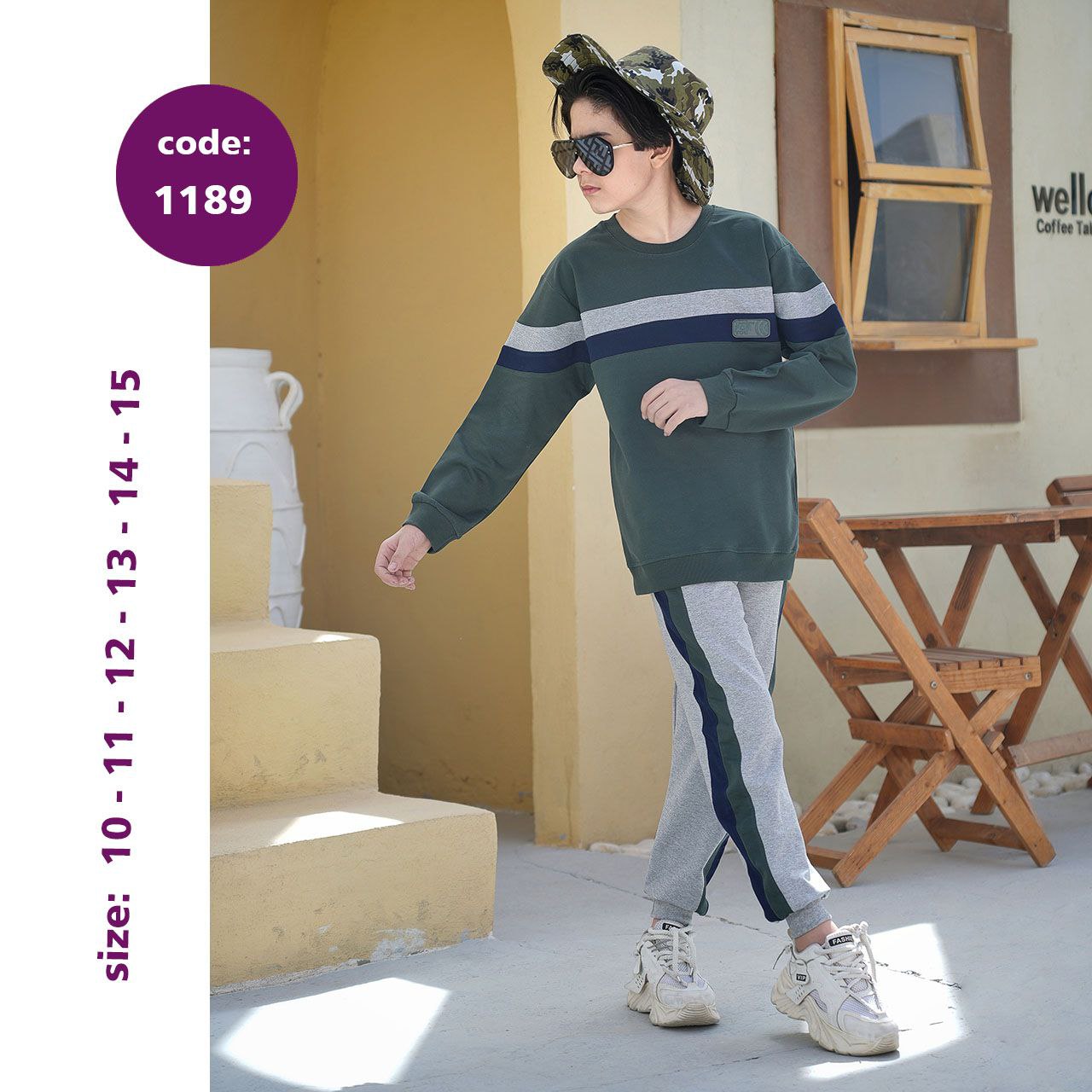 بلوز شلوار پسرانه کد 1189 بلوز شلوار پسرانه کد 1189