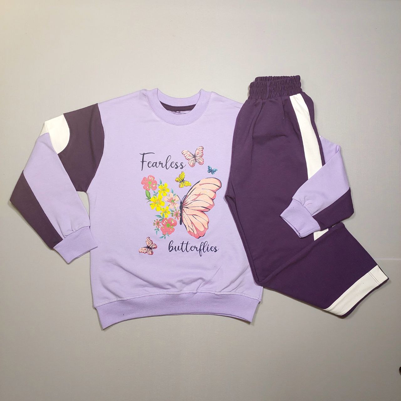 بلوز شلوار دخترانه کد 1175 بلوز شلوار دخترانه کد 1175