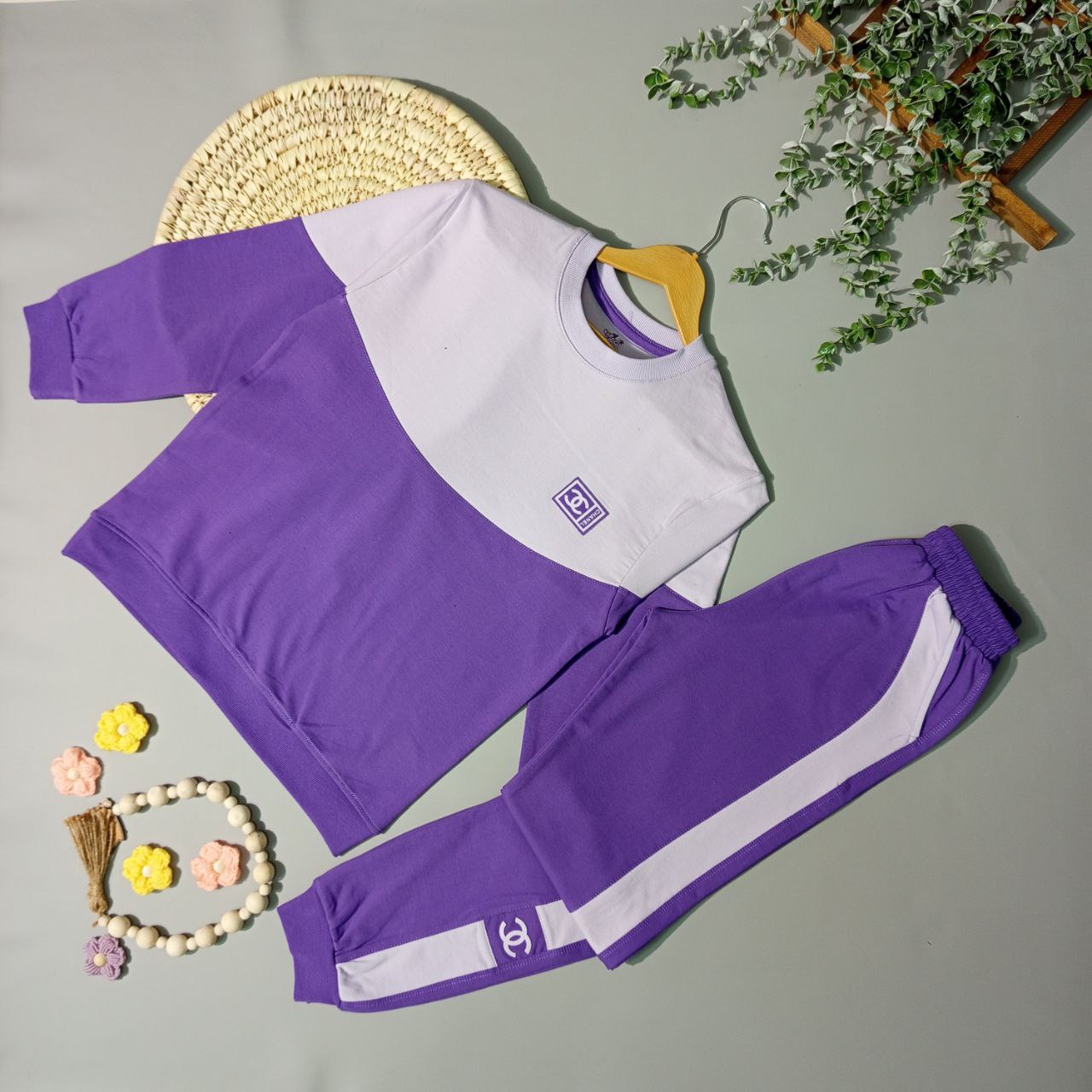 بلوز شلوار دخترانه تن زین- کد 1194 بلوز شلوار دخترانه تن زین- کد 1194