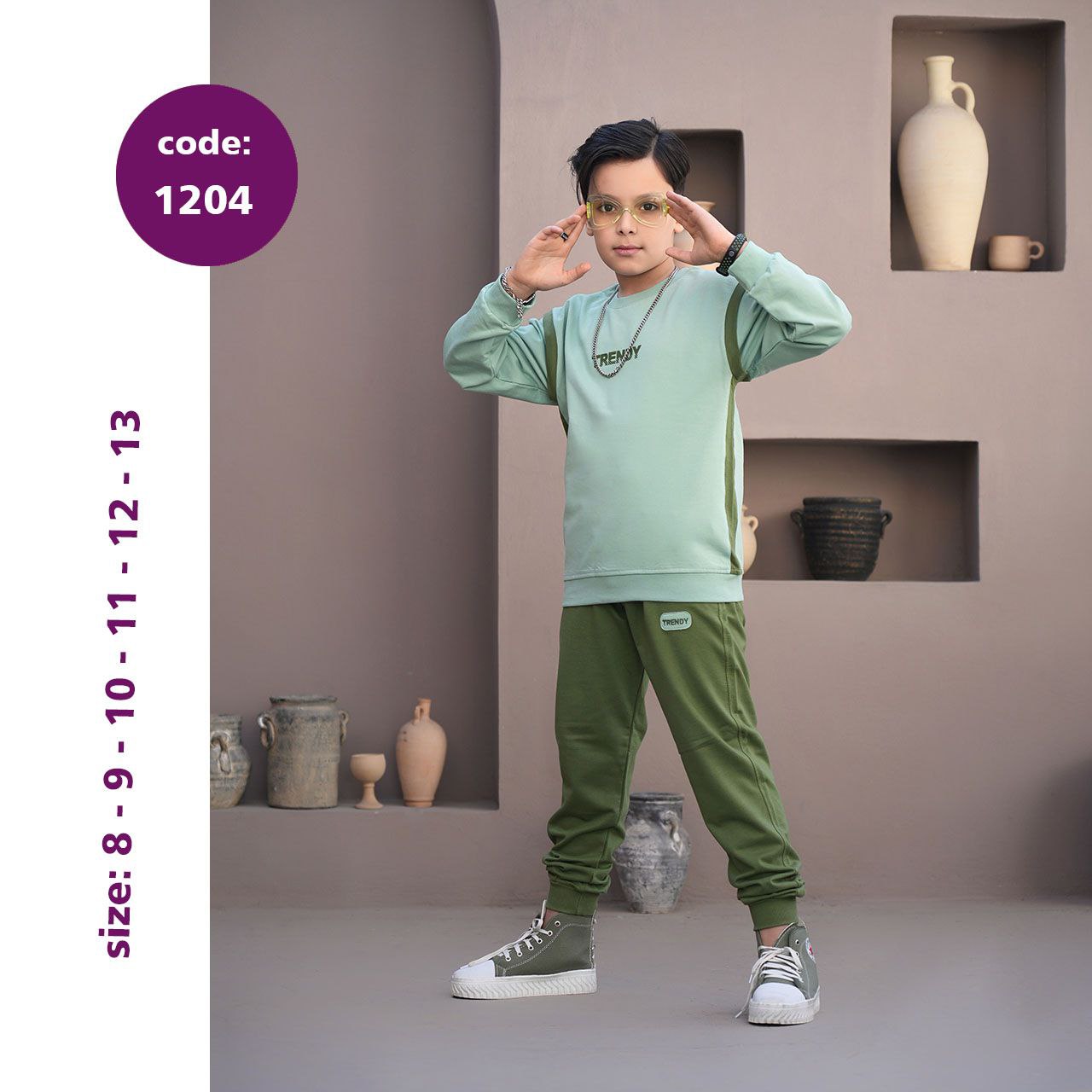 بلوز شلوار پسرانه تن زین کد 1204 بلوز شلوار پسرانه تن زین کد 1204