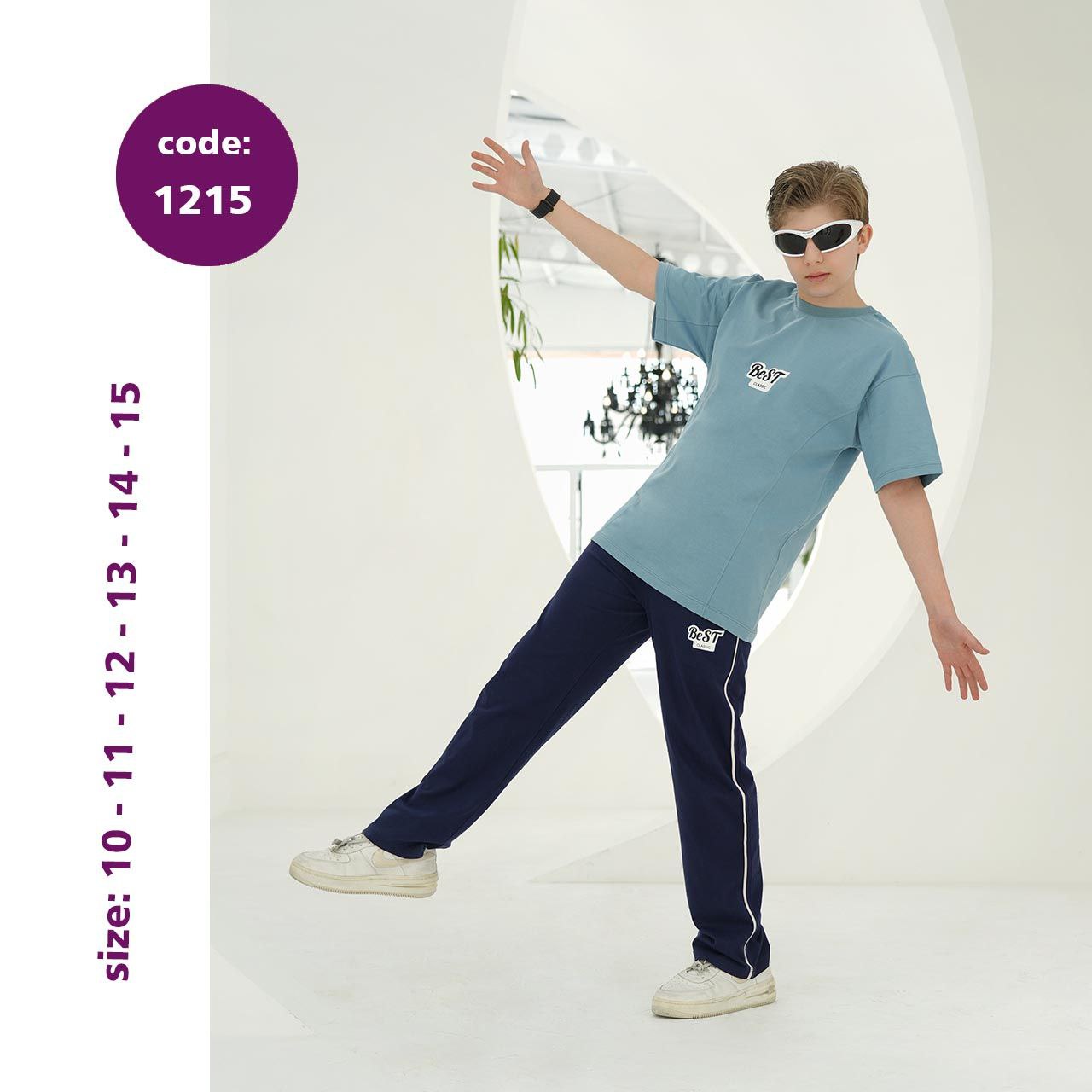 1 تیشرت شلوار پسرانه کد 1215