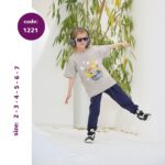 تیشرت شلوار پسرانه کد 1221