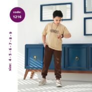 تیشرت شلوار پسرانه کد 1216