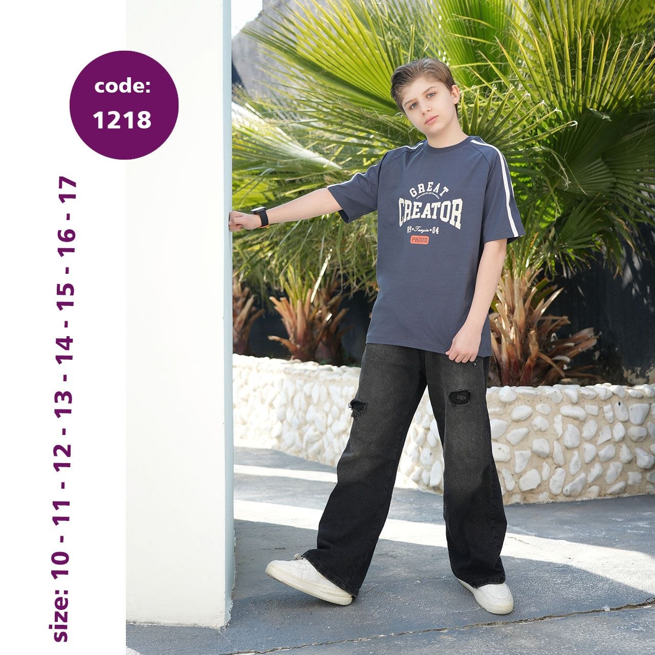 تیشرت تک تن زین- کد 1218 تیشرت تک تن زین- کد 1218