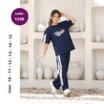 تیشرت شلوار اسپرت نوجوان دخترانه و پسرانه کد 1238