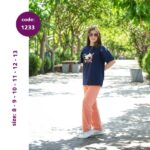 تیشرت شلوار دخترانه کد 1233