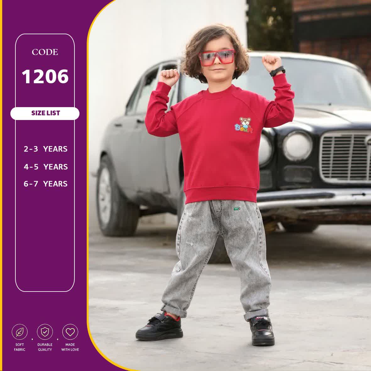 بلوز تک پسرانه پاییزه کد 1206 بلوز تک پسرانه پاییزه کد 1206