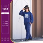 بلوز شلوار دخترانه پاییزه کد ۱۲۶۴ تن زین